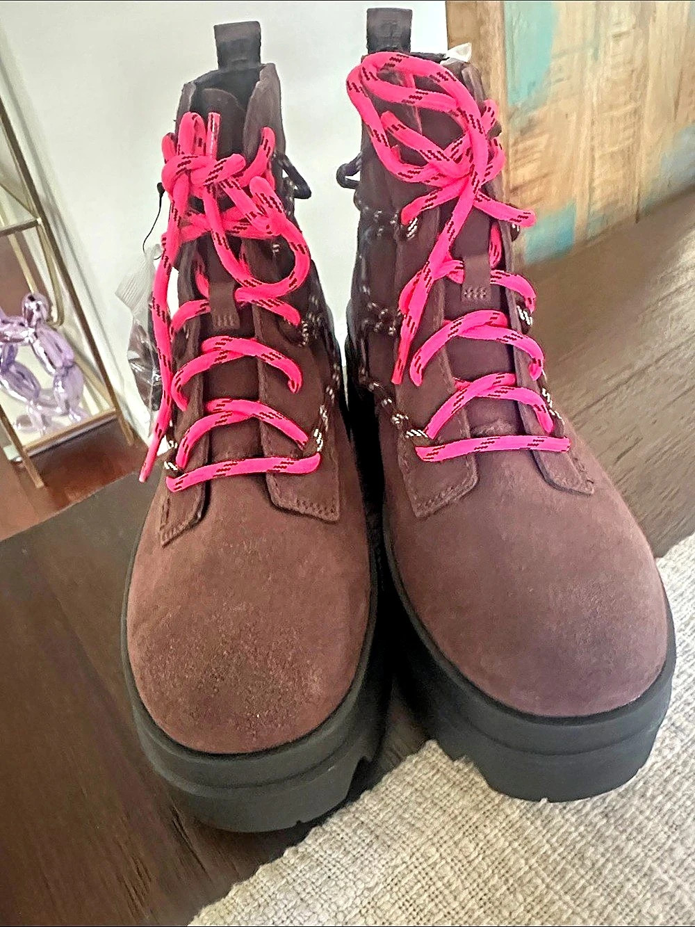 UGG Neumel Heritage Platform Boot Brown & Pink